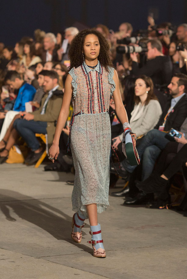 Backstage til Tommy Hilfiger-show i Los Angeles