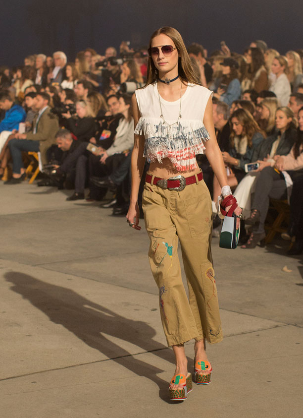 Backstage til Tommy Hilfiger-show i Los Angeles