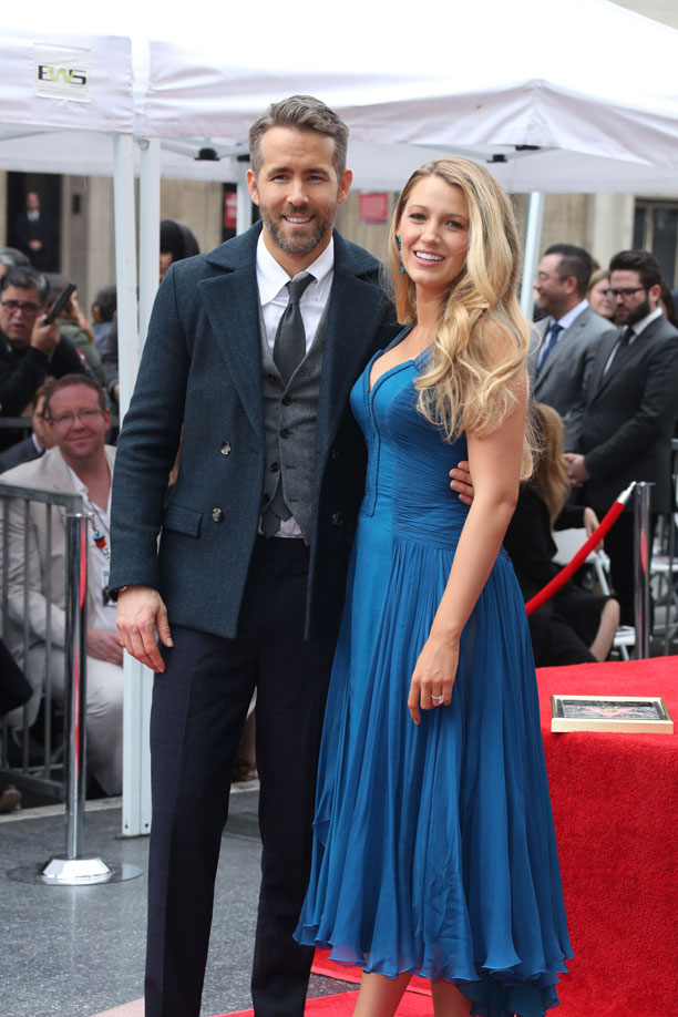 Blake Lively og Ryan Reynolds viser deres børn frem på den røde løber