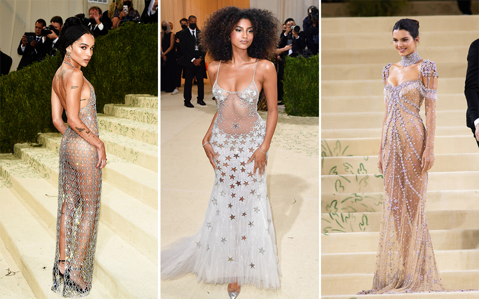 Zoë, Imaan og Kendall, Met Gala 2021