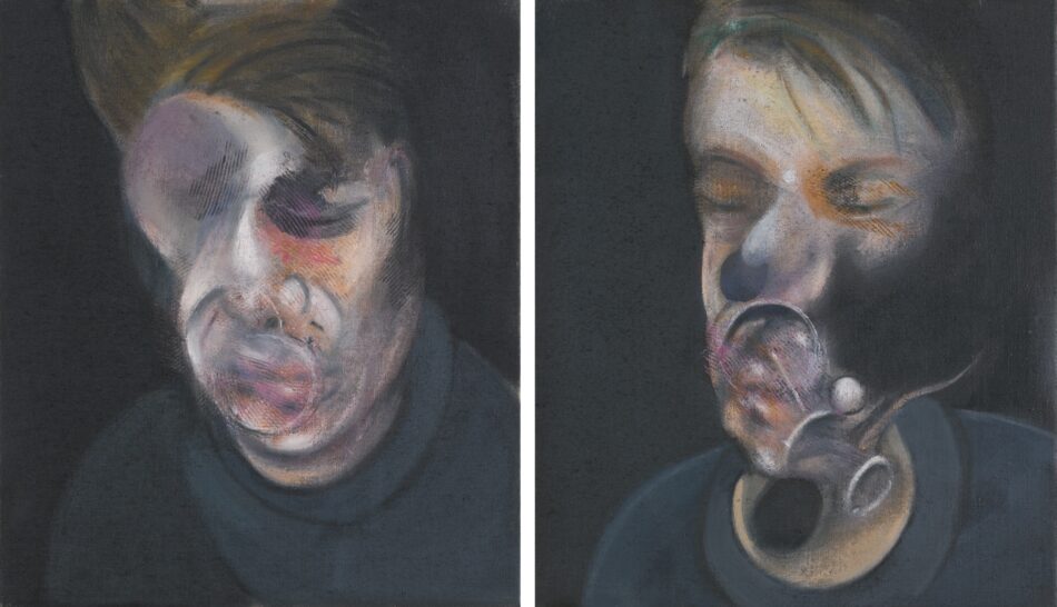 Francis Bacons "Two Studies for a Self-Portrait", 1977. Foto: Sotheby's.