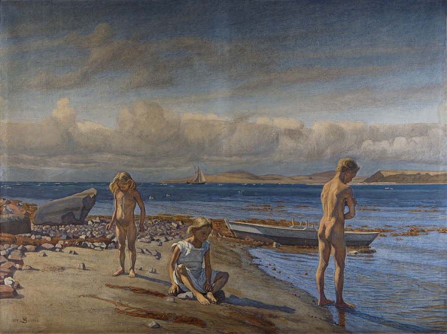 Fritz Syberg, Børnene på Fyns Hoved, 1904-1905.