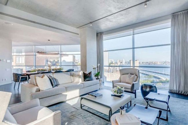 Se Kim Kardashians og Kanye Wests penthouselejlighed i New York