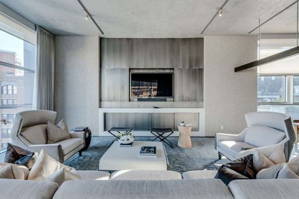 Se Kim Kardashians og Kanye Wests penthouselejlighed i New York