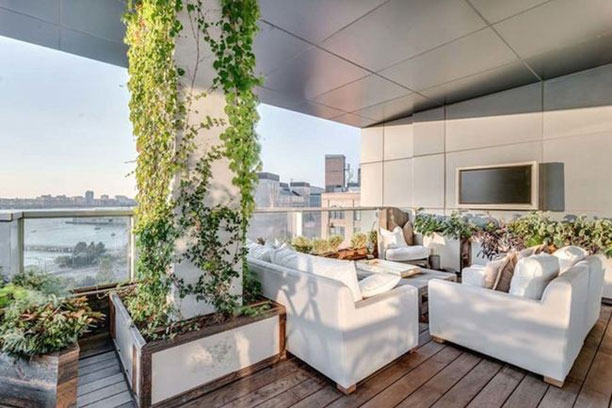 Se Kim Kardashians og Kanye Wests penthouselejlighed i New York