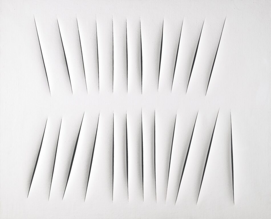 Lucio Fontanas "Concetto Spaziale", 1969. Foto: Sotheby's.