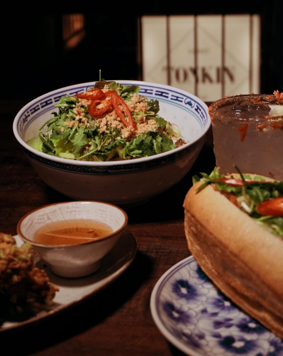 vietnamesisk nudelsalat banh mi