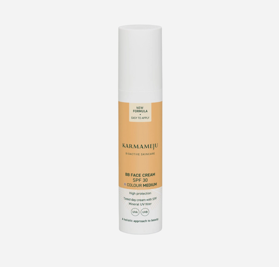 Bedste BB cream med SPF: BB Face Cream SPF 30 fra Karmameju