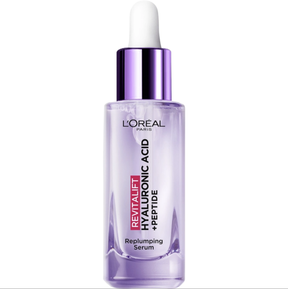 Bedste til tør hud, Revitalift Filler 1,5% Hyaluronic Acid Serum – L'Oréal Paris