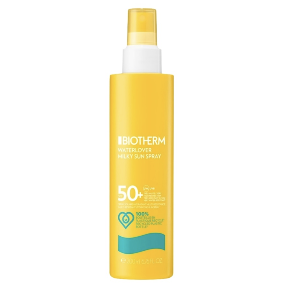 Bedste solcreme spray faktor 50: Waterlover Sun Milky Spray SPF 50+ – Biotherm