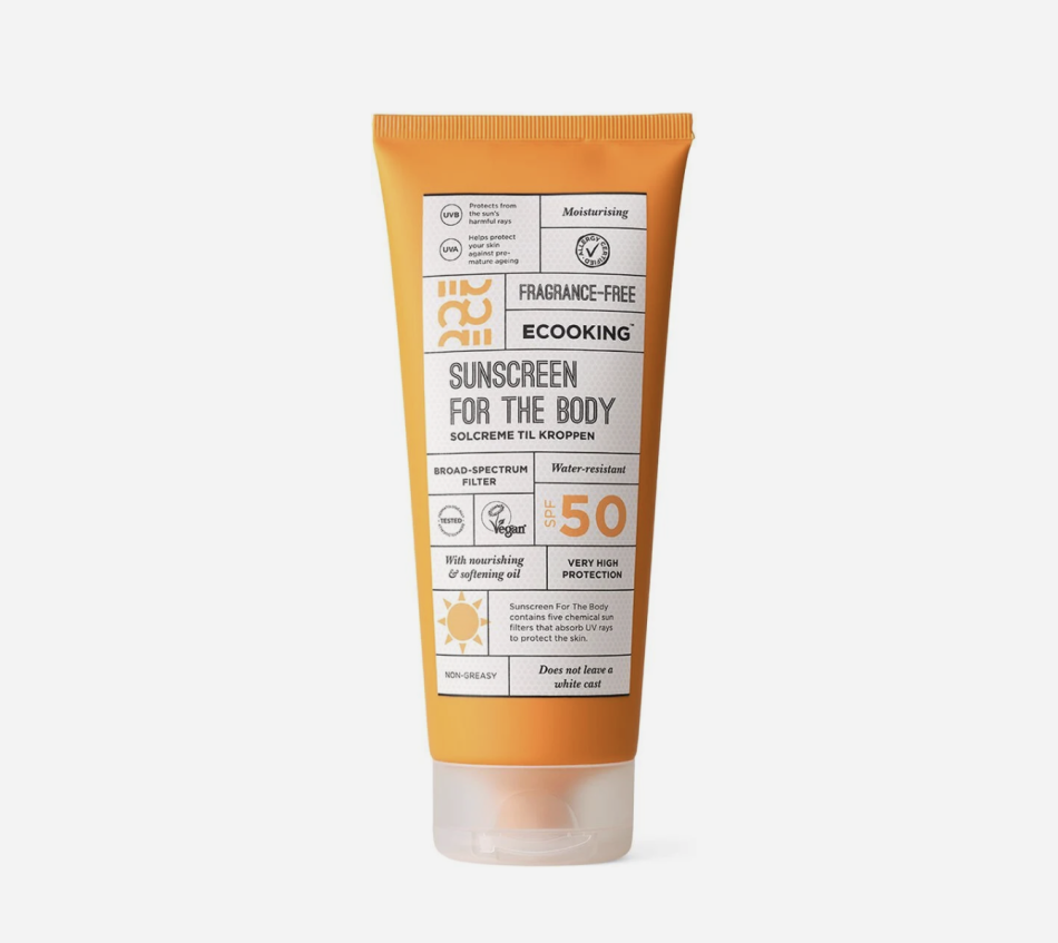 Bedste faktor 50: Sunscreen Body SPF 50 – Ecooking