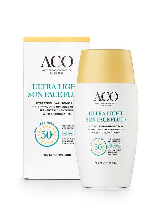 Sun Ultra Light Face Fluid SPF 50+ – ACO