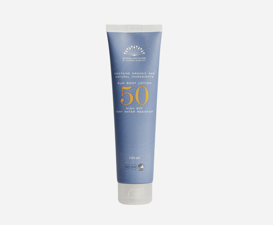 Bedste solcreme til kroppen: Sun Body Lotion SPF 50 – Rudolph Care