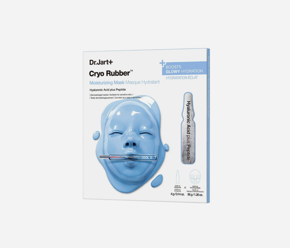 Bedste kølende koreanske sheet maske: Cryo Rubber Moisture Mask - Dr. Jart+