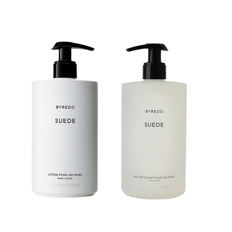 Suede Hand Wash og Hand Lotion – Byredo