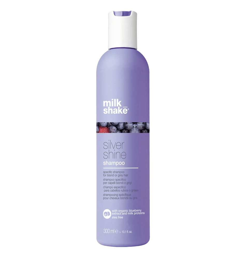 Bedste til farvet hår: Silver Shine Shampoo – Milk_Shake