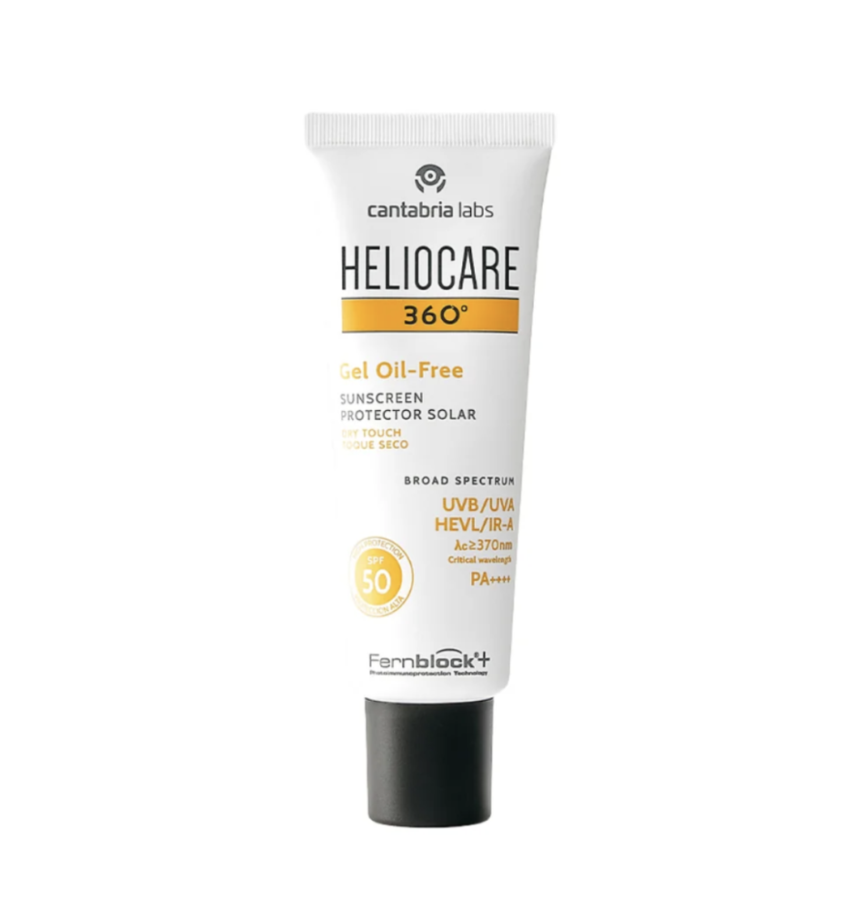 Bedste solbeskyttelse til fedtet hud: 360° Gel Oil Free SPF 50 – Heliocare