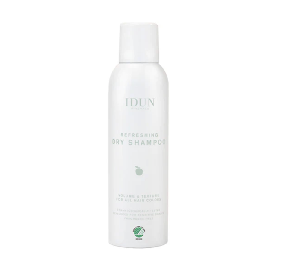 Bedste til sensitiv hovedbund: Refreshing Dry Shampoo – Idun Minerals
