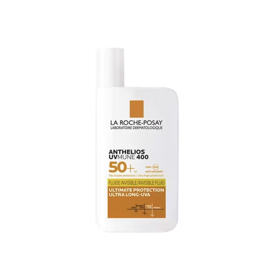 Bedste solbeskyttelse under makeup: Anthelios UVMune Ultra Light Cream SPF 50+ – La Roche-Posay