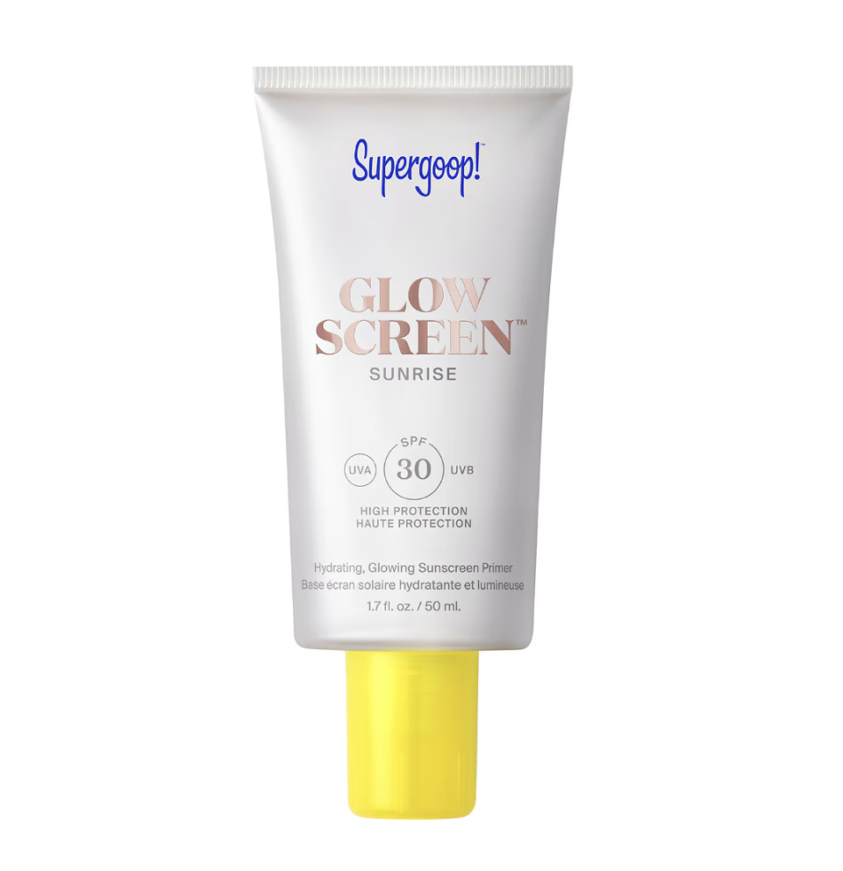 Bedste solbeskyttelse med glød: Glowscreen – Supergoop!