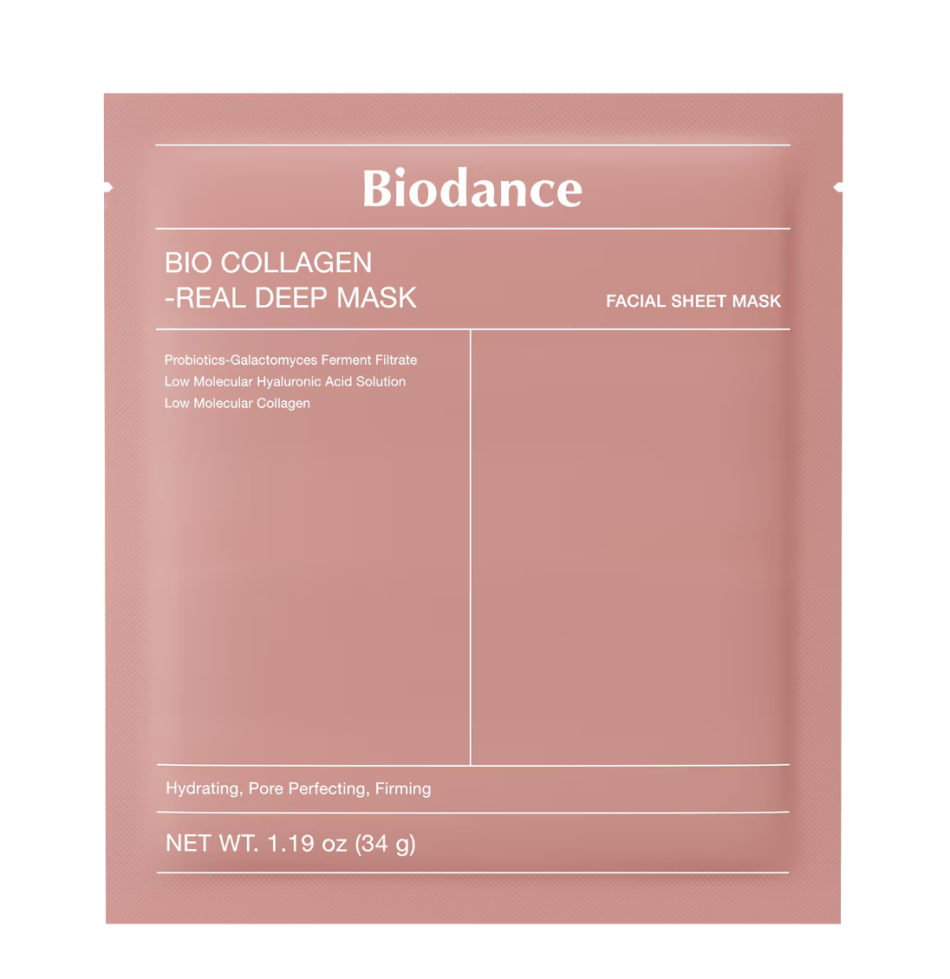 Bedste koreanske med collagen: Bio-Collagen Real Deep Mask – Biodance