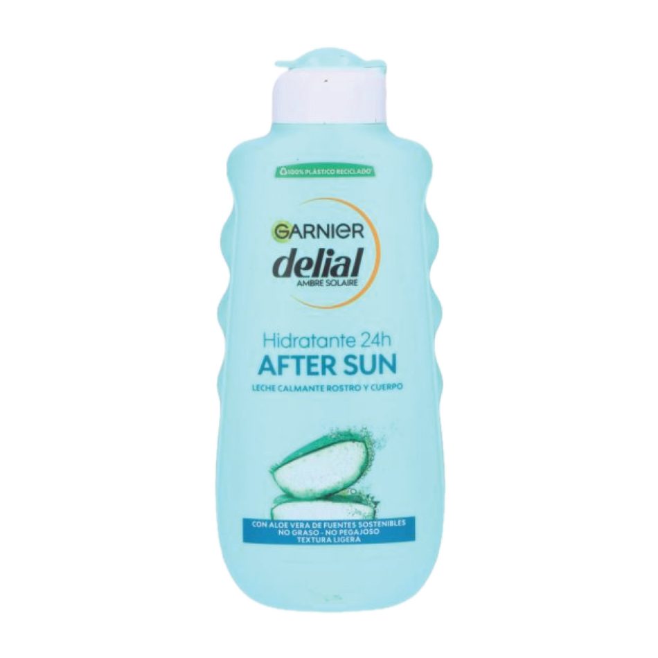 Bedste på budget: Delial Ambre Solaire After Sun 24H Hydrating Lotion – Garnier
