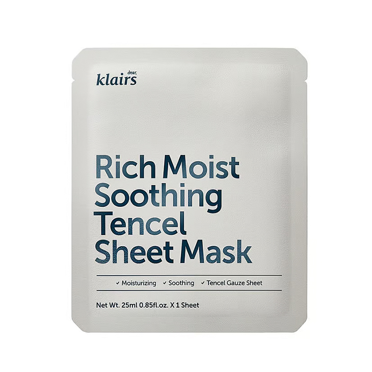 Rich Moist Soothing Tencel Sheet Mask – Klairs