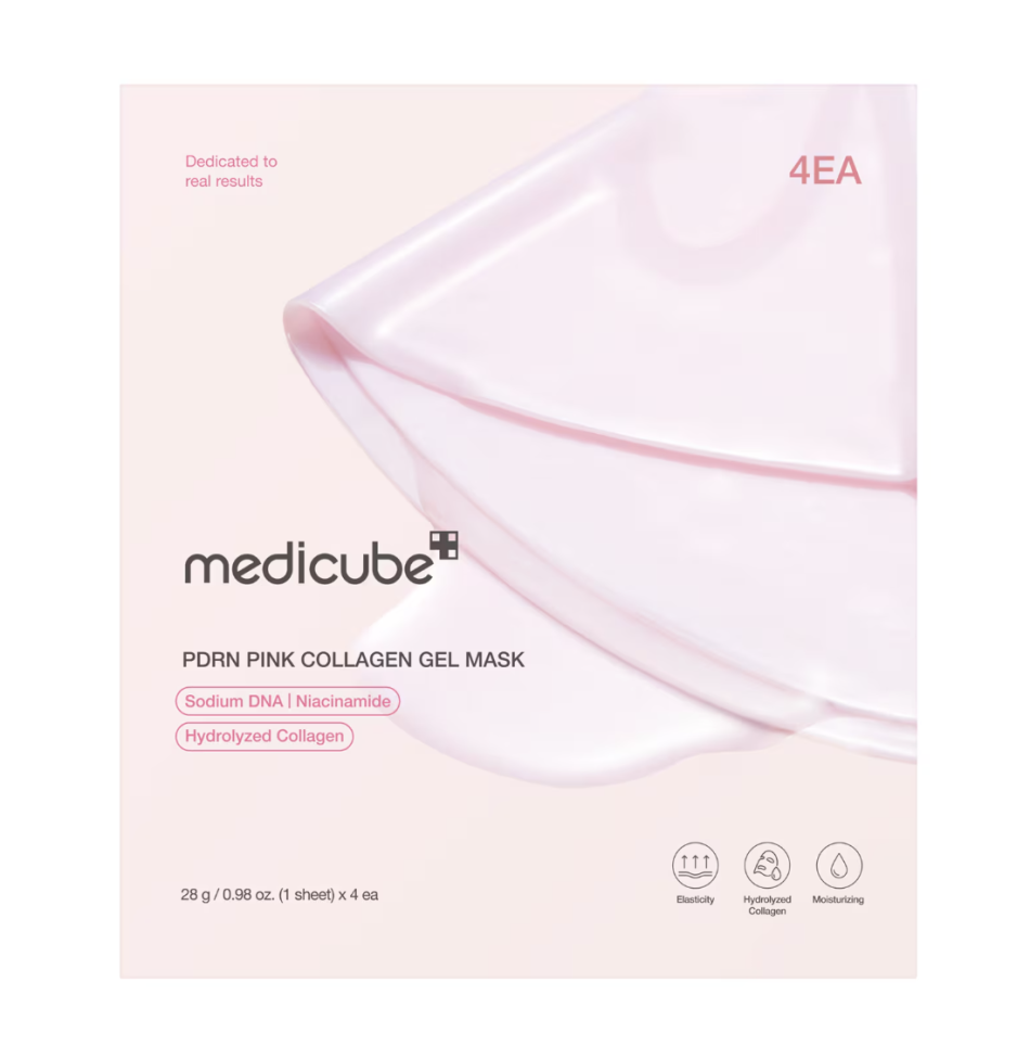 Bedste koreanske hydrogelmaske: PDRN Pink Collagen Gel Mask – Medicube