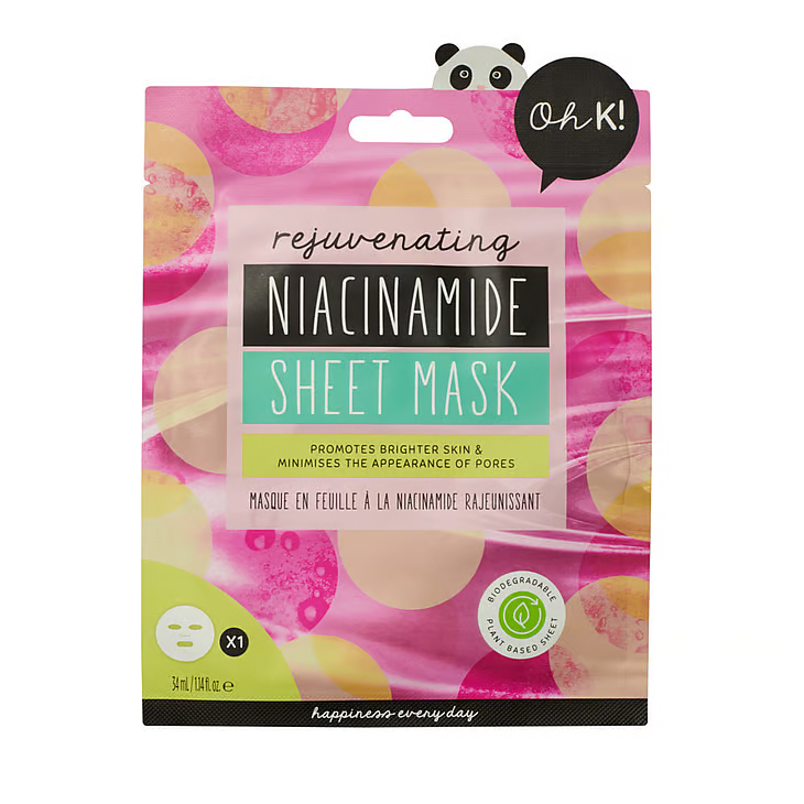 Rejuvenating Niacinamide Sheet Mask – OH K!