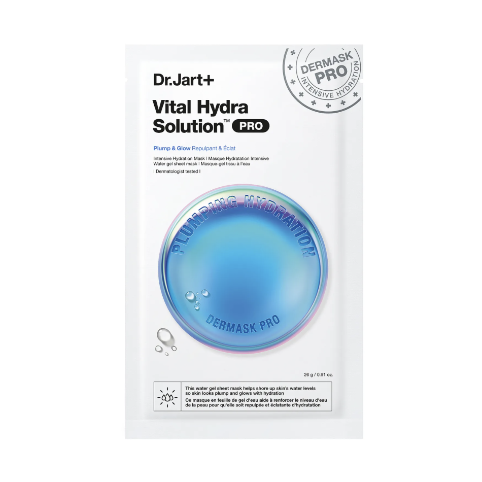 Bedste koreanske sheet mask: Dermask Vital Hydra Solution Pro – Dr. Jart+