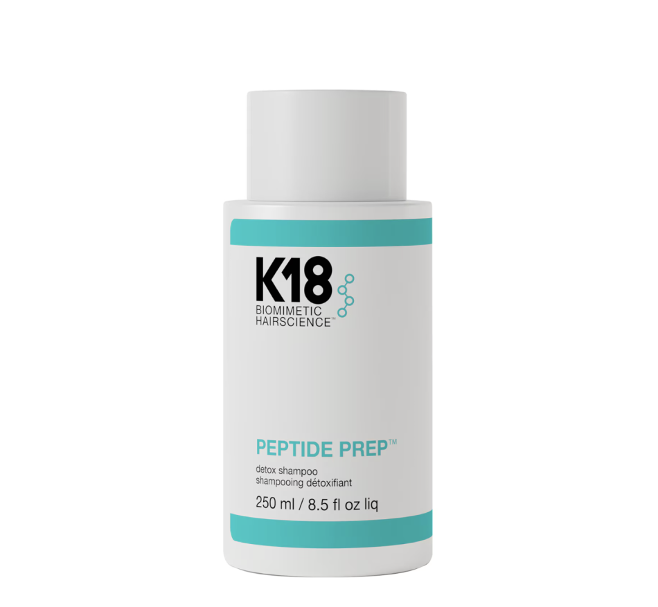 Bedste styrkende: Peptide Prep Detox Shampoo – K18