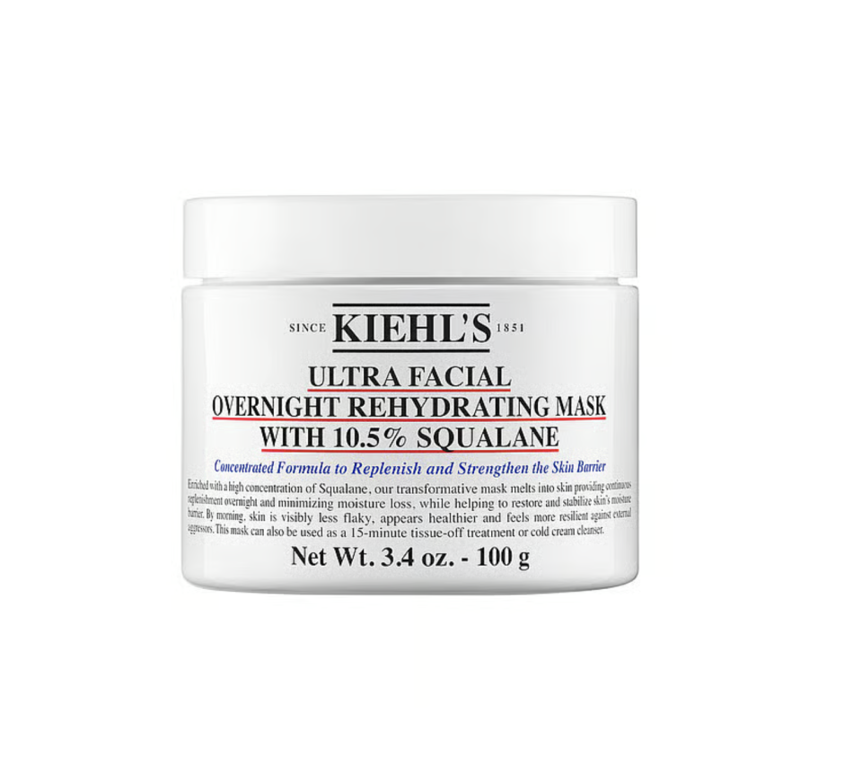 Bedste fugtgivende ansigtsmaske uden parfume: Ultra Facial Overnight Rehydrating Mask – Kiehl's