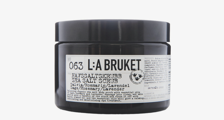 Bedste grove bodyscrub: Sea Salt Scrub Elder – L:A Bruket