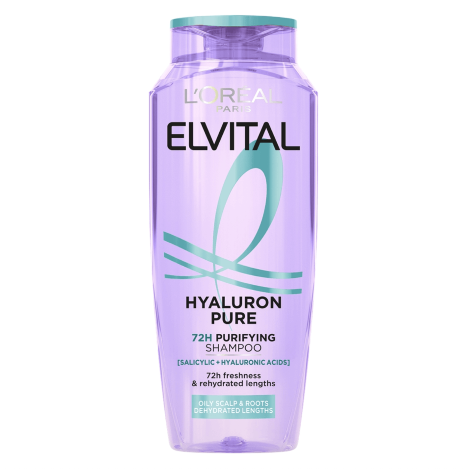 Bedste budget detox shampoo: Elvital Hyaluron Pure Shampoo – L'Oréal Paris