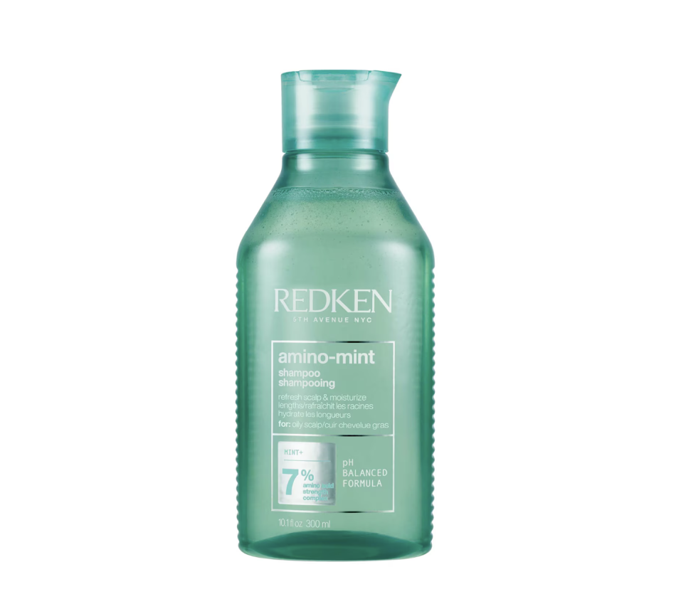 Bedste shampoo til fedtet hovedbund: Amino Mint Shampoo – Redken