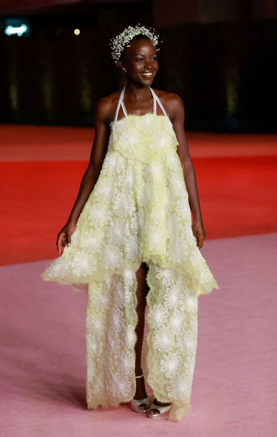 Kenyan-Mexican actress Lupita Nyong'o attends the 3rd Annual Academy Museum Gala at the Academy Museum of Motion Pictures in Los Angeles, December 3, 2023. (Photo by Michael TRAN / AFP)