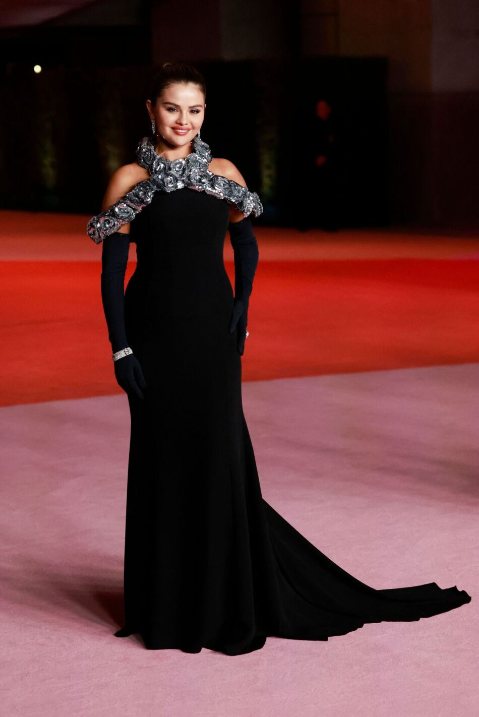 US actress and singer Selena Gomez attends the 3rd Annual Academy Museum Gala at the Academy Museum of Motion Pictures in Los Angeles, December 3, 2022. (Photo by Michael Tran / AFP)