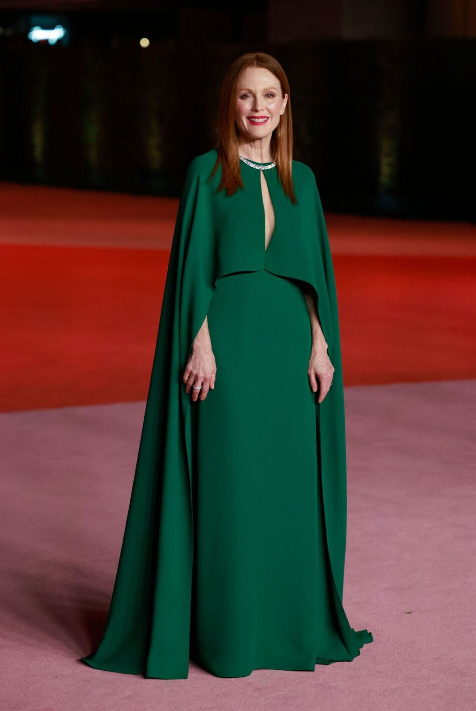 US actress Julianne Moore attends the 3rd Annual Academy Museum Gala at the Academy Museum of Motion Pictures in Los Angeles, December 3, 2023. (Photo by Michael Tran / AFP)