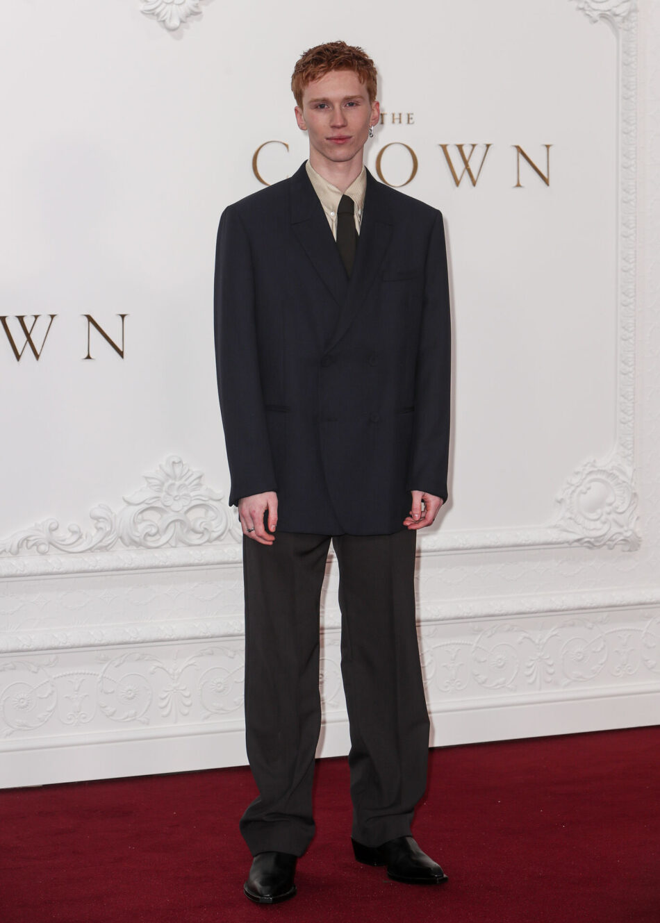 December 5, 2023: Celebrity guests attend the premiere of 'The Crown' Season 6 at the Royal Festival Hall, London..Featuring: Luther Ford. Where: London, United Kingdom. When: 05 Dec 2023.Credit: John Rainford/Cover Images..**å©ï¸John Rainford NO UNPAID USE -TERMS OF PAYMENT ARE 30 DAYS* (Credit Image: © Cover Images via ZUMA Press)