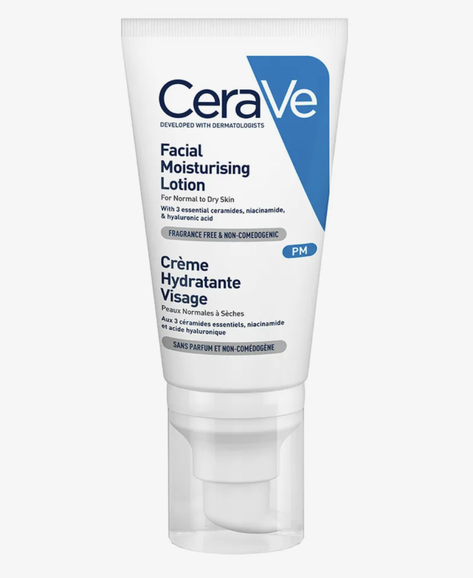 Bedste på budget: Facial Moisturising Lotion PM – CeraVe