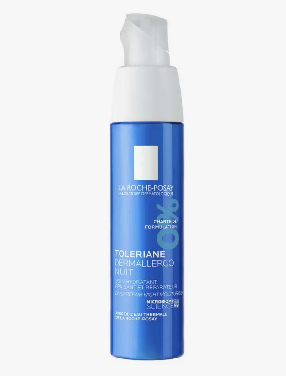 Bedste beroligende: Toleriane Dermallergo Overnight Creme – La Roche-Posay