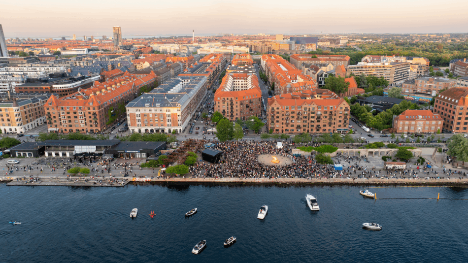 bryggen bål
