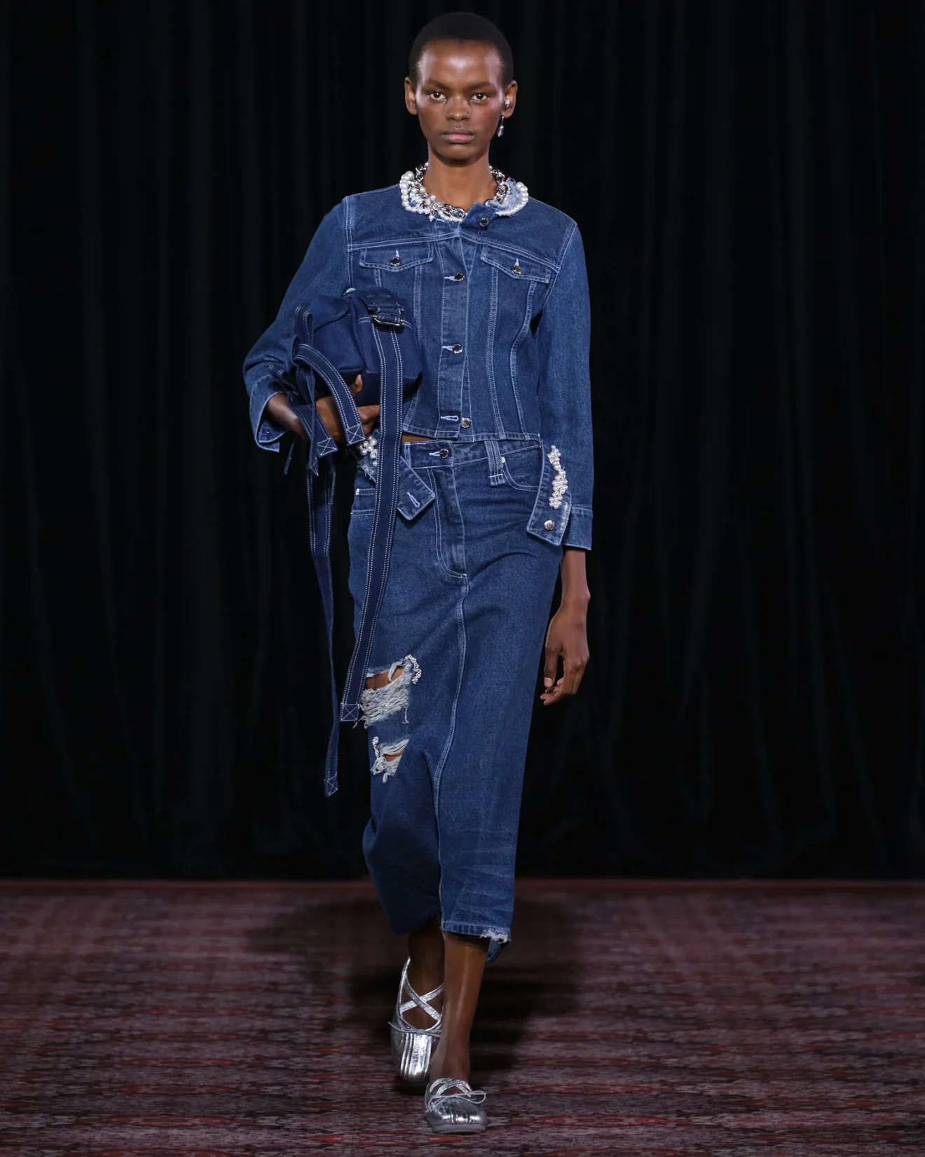 simone rocha distressed jeans